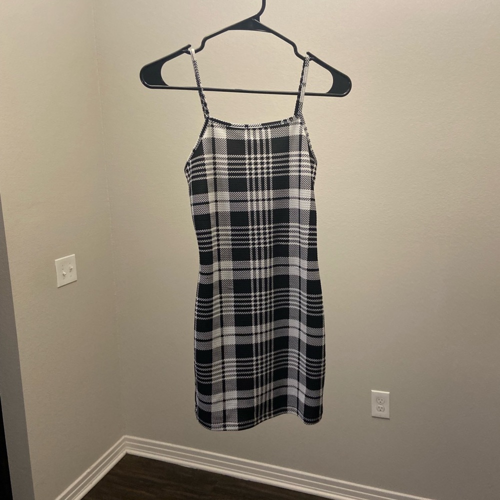 SHEIN Black & White Dress